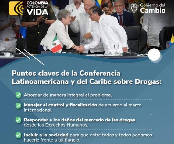 Declaración de la Conferencia Latinoamericana del Caribe sobre Drogas, realizada en Cali