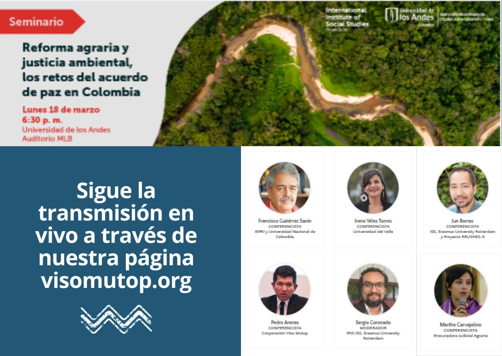 Seminario Reforma agraria y justicia ambiental, los retos del acuerdo de paz en Colombia